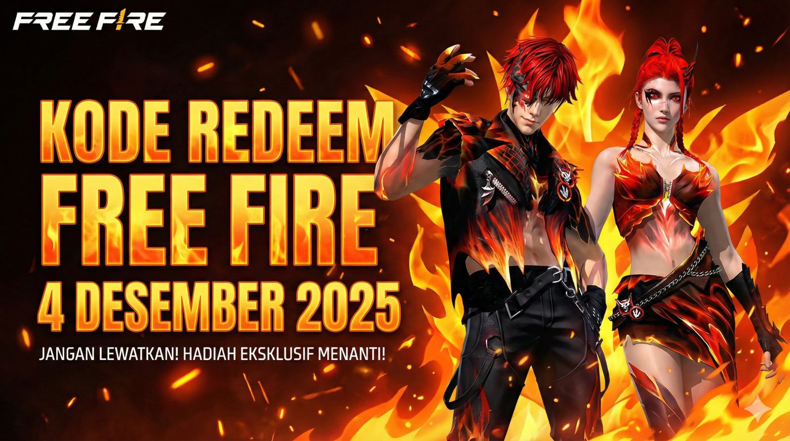 Rejeki Survivor: 60 Kode Redeem FF Gratis 4 Desember 2025 Siap Diklaim