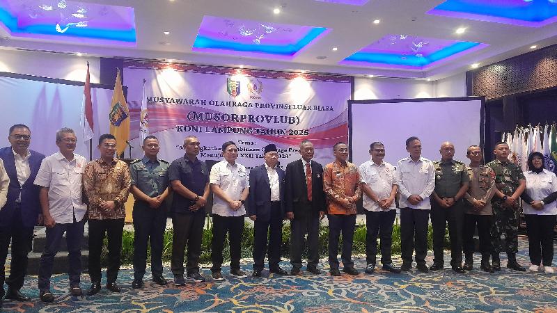 Faisol Mundur dari Pencalonan, Taufik Hidayat Terpilih Aklamasi sebagai Ketua Umum KONI Lampung