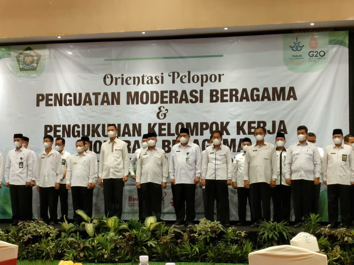 Pokja Moderasi Beragama Dikukuhkan, Ini Harapan Kepala Kankemenag  