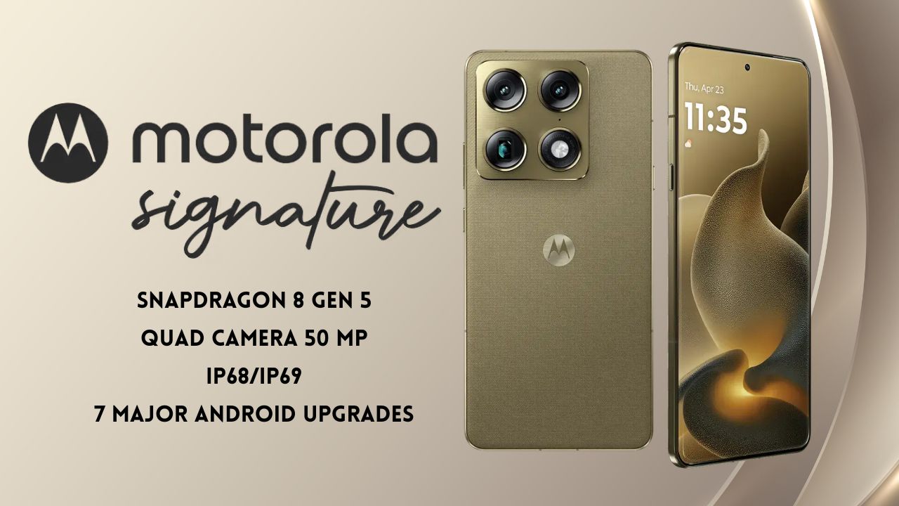 Beli HP Sekali, Awet 7 Tahun? Motorola Signature Jawabannya!