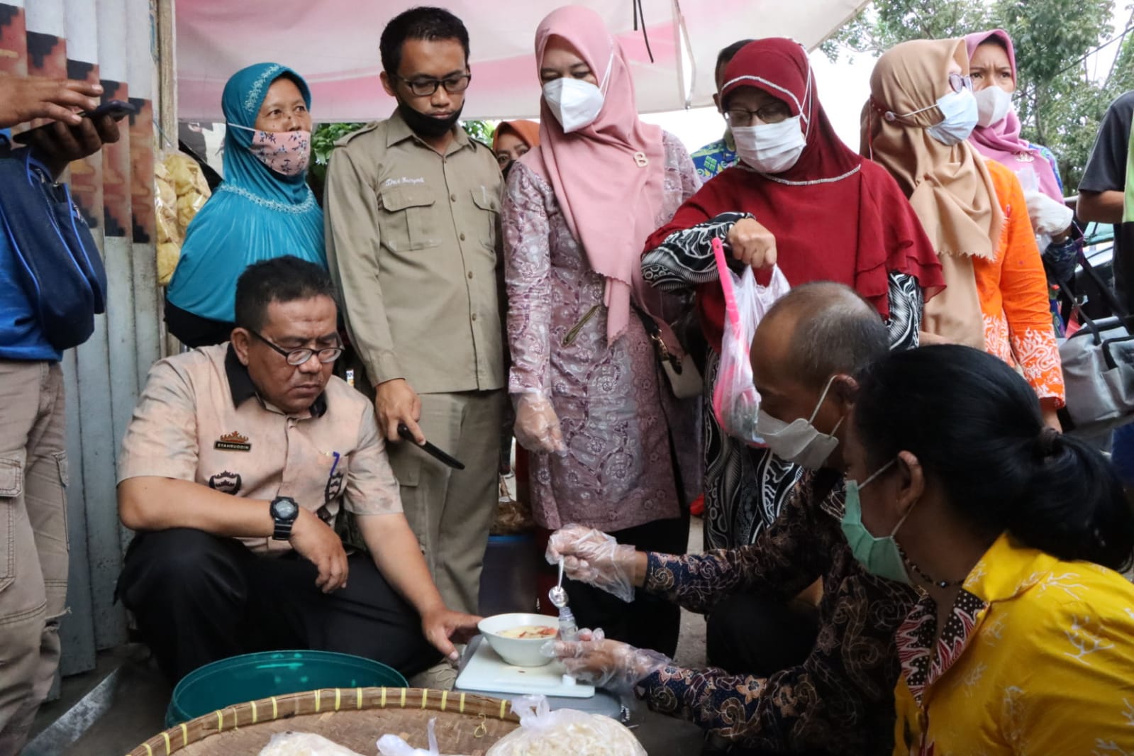Jelang Idul Adha, Tim Koordinasi Jejaring Keamanan Pangan Lampung Sidak Pasar