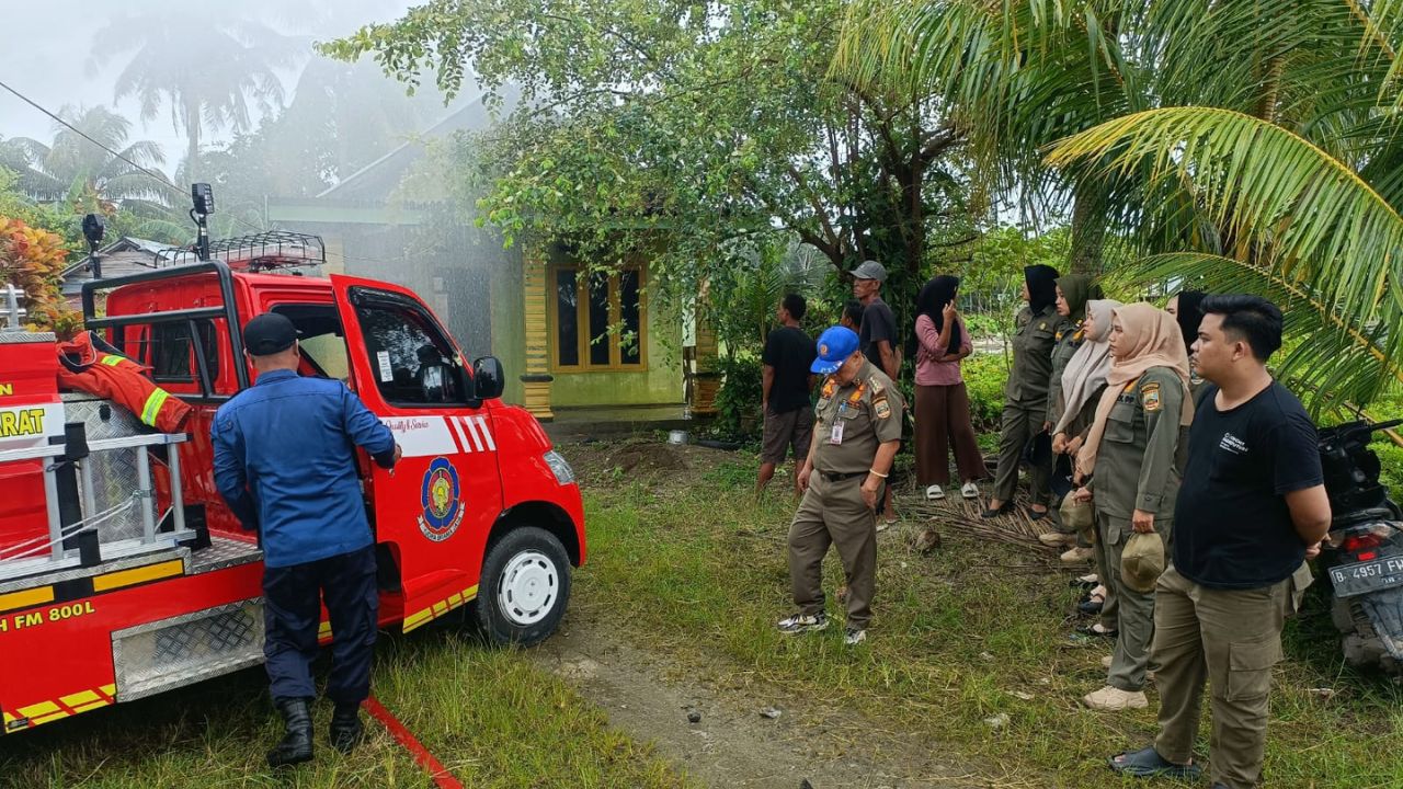 Diduga Akibat Korsleting Listrik, Rumah Warga Pemerihan Dilalap Api