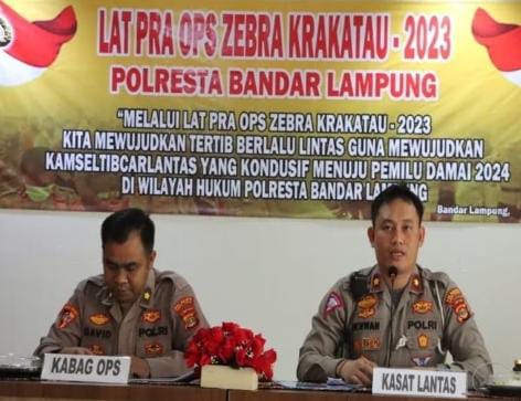 Catat! Ini Jadwal Pelaksanaan Operasi Zebra Krakatau 2023 di Bandar Lampung
