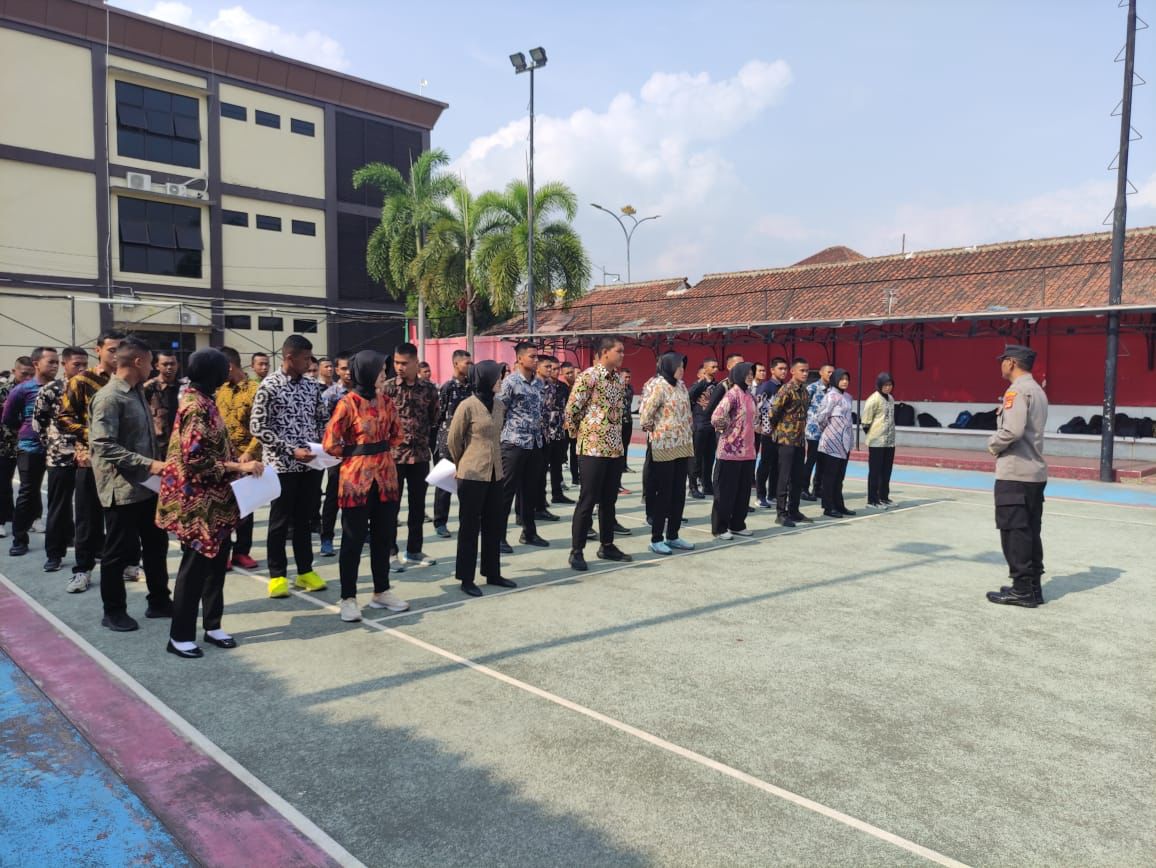 Cegah Penyakit Cacar Monyet, Dokkes Polresta Bandar Lampung Berikan Penyuluhan dan Sosialisasi