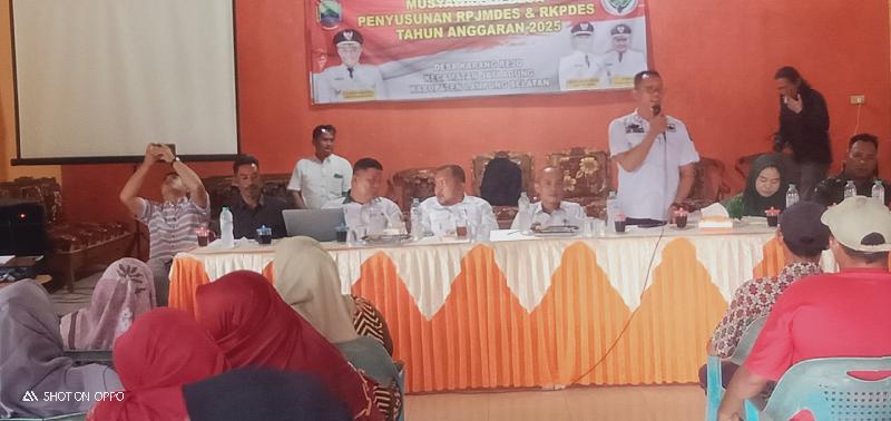 Desa Karangrejo Laksanakan Musdes RPJMDes dan RKPDes 2025