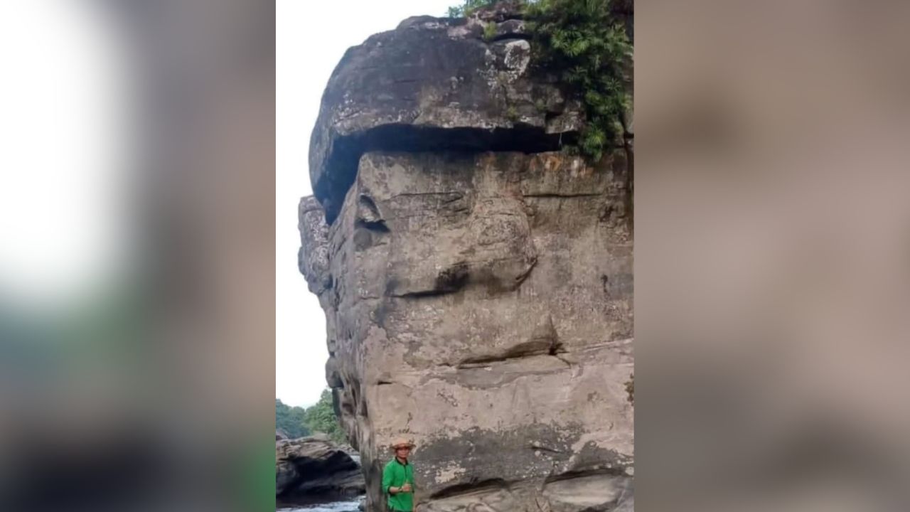 Situs Batu Raksasa Berwajah Kepala Manusia dengan Mata Terpejam: Jejak Spiritualitas Masa Lampau