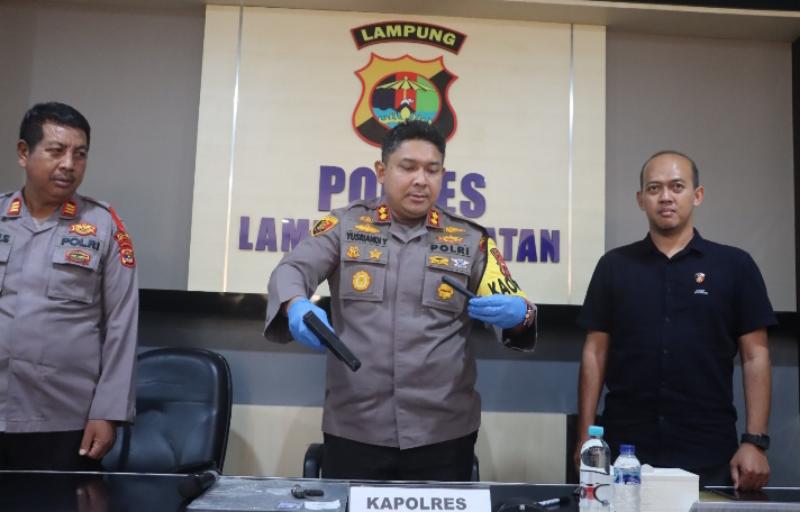 Kapolres Lamsel Jelaskan Kronologis Awal Oknum Petugas KSOP Tembakkan Senpi