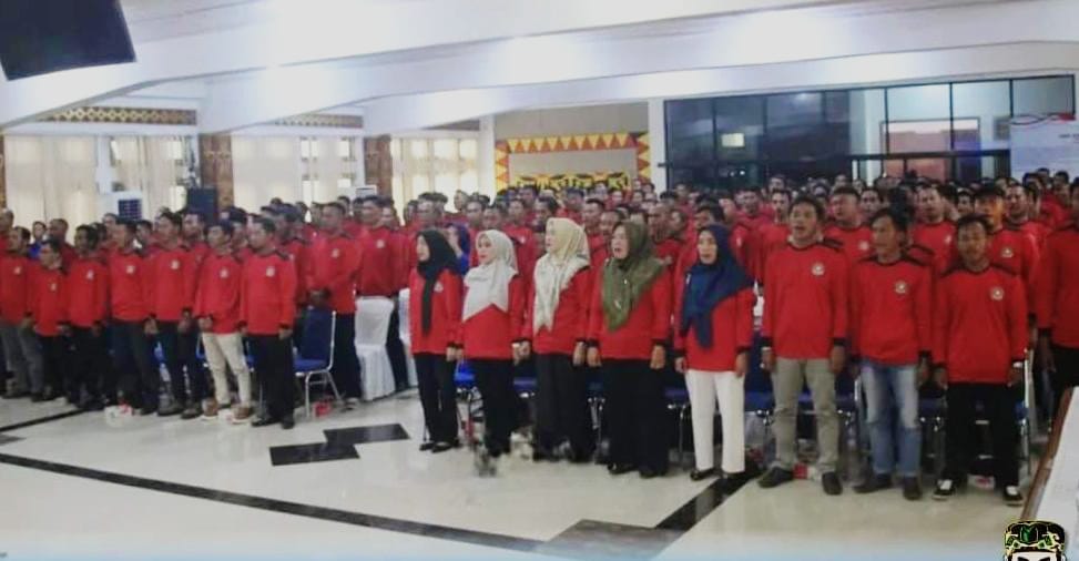 Pemkab Lampung Utara Lakukan Pengukuhan dan Pembinaan 250 Relawan Pemadam Kebakaran