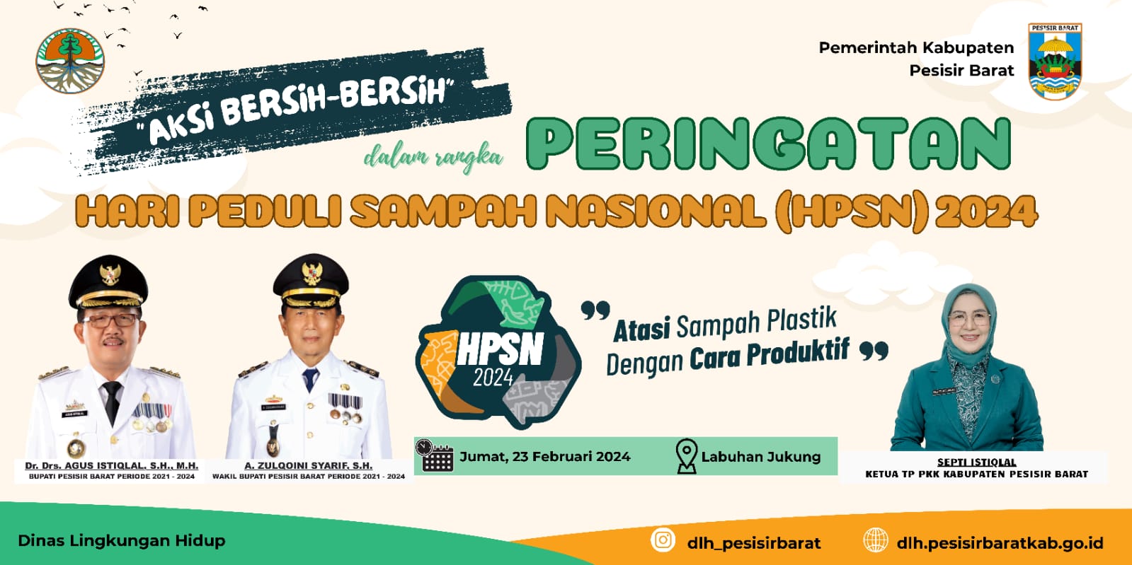 Pemkab Pesisir Barat Akan Peringati HPSN dengan Bersih-Bersih Pantai