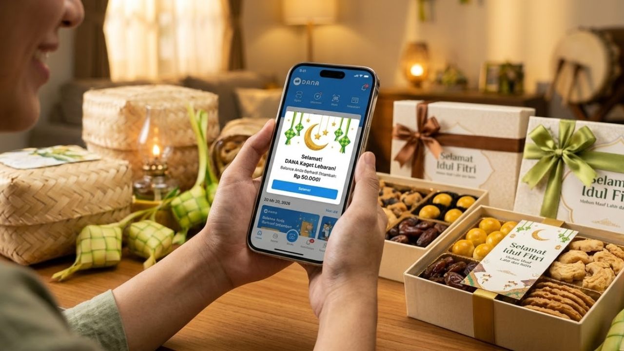 DANA Kaget Lebaran 2026, Peluang Dapat Saldo Gratis untuk Beli Hampers