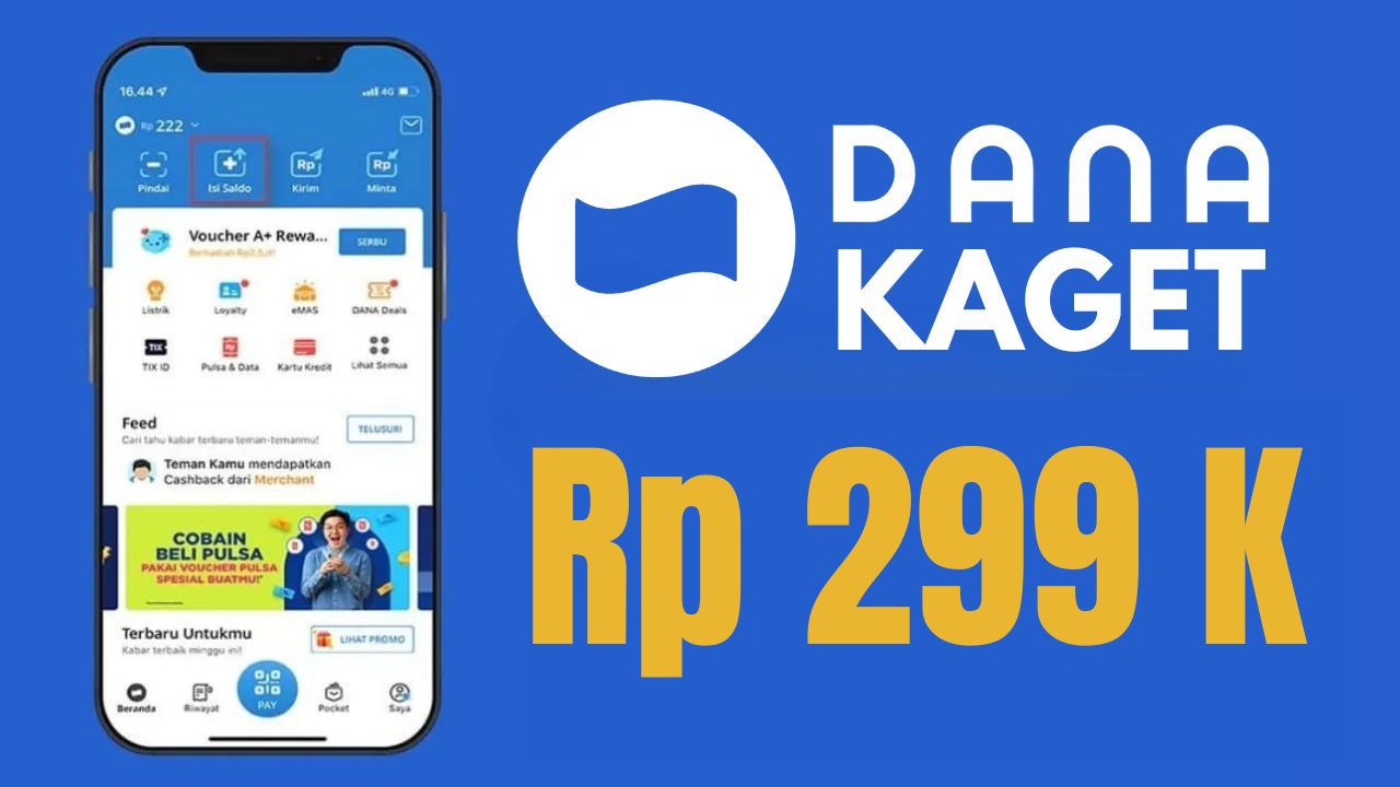 Fitur DANA Kaget Kembali Viral, Bagi-bagi Saldo hingga Rp299 Ribu