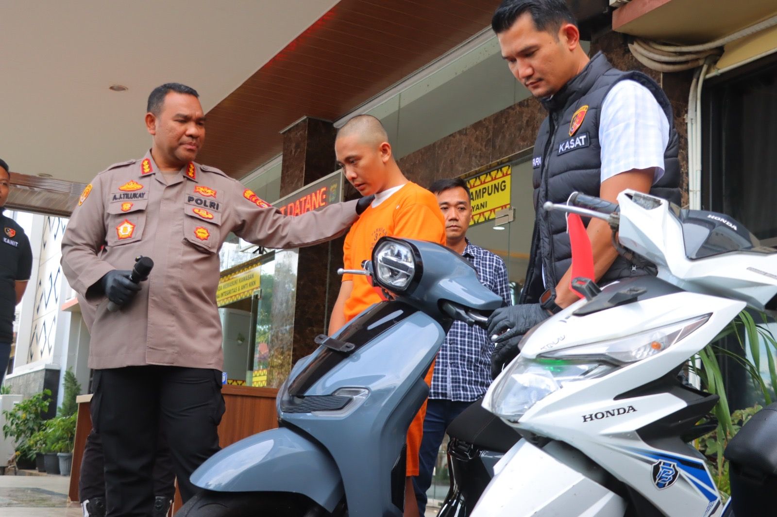 Polisi Ringkus Mahasiswa Pelaku Curanmor di Bandar Lampung