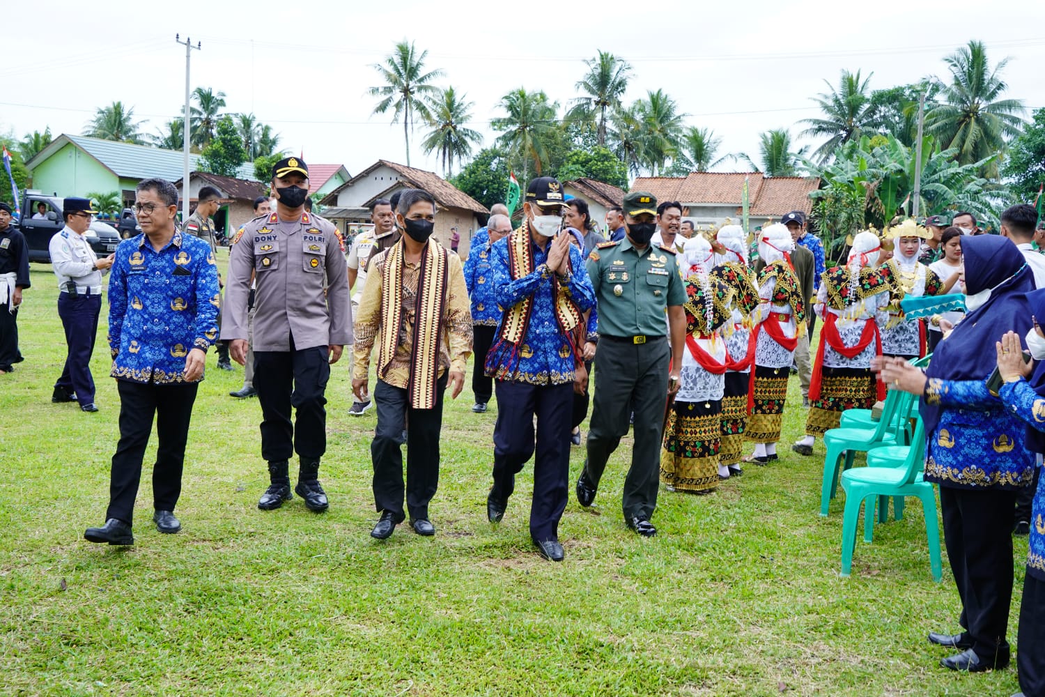 Karya Bakti TNI, Kodim 0424 Lakukan Sejumlah Pembangunan di Panggungrejo