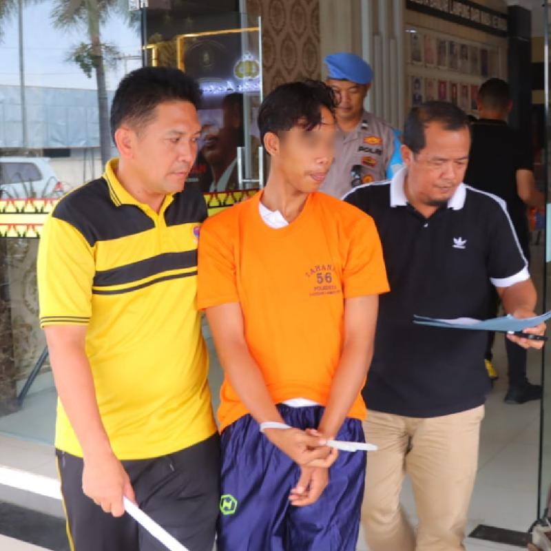 Buruh Bangunan di Bandar Lampung Ditangkap Usai Gasak Barang Berharga Milik Tetangga