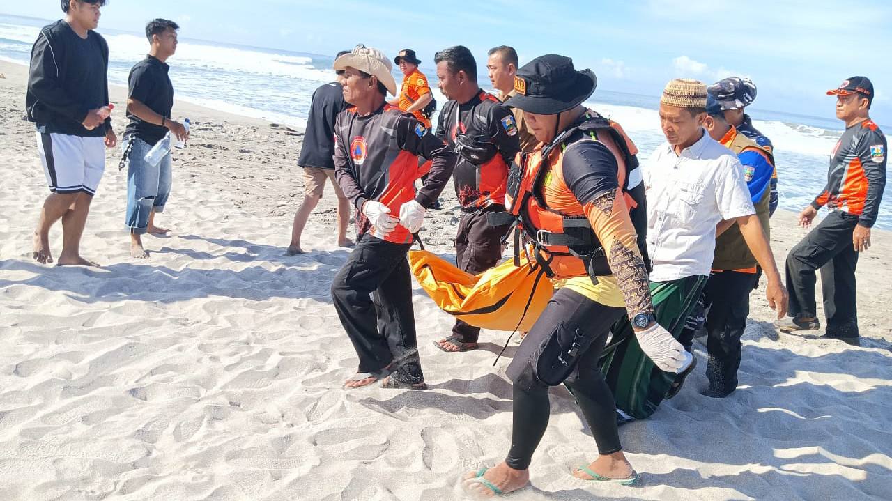 Satu Korban Tenggelam di Pantai Mandiri Ditemukan, Dua Lainnya Masih Dicari