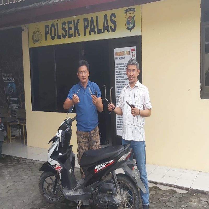 Bawa Kunci Leter T dan Sajam, Pelaku Pencurian Motor Diamankan Polisi 