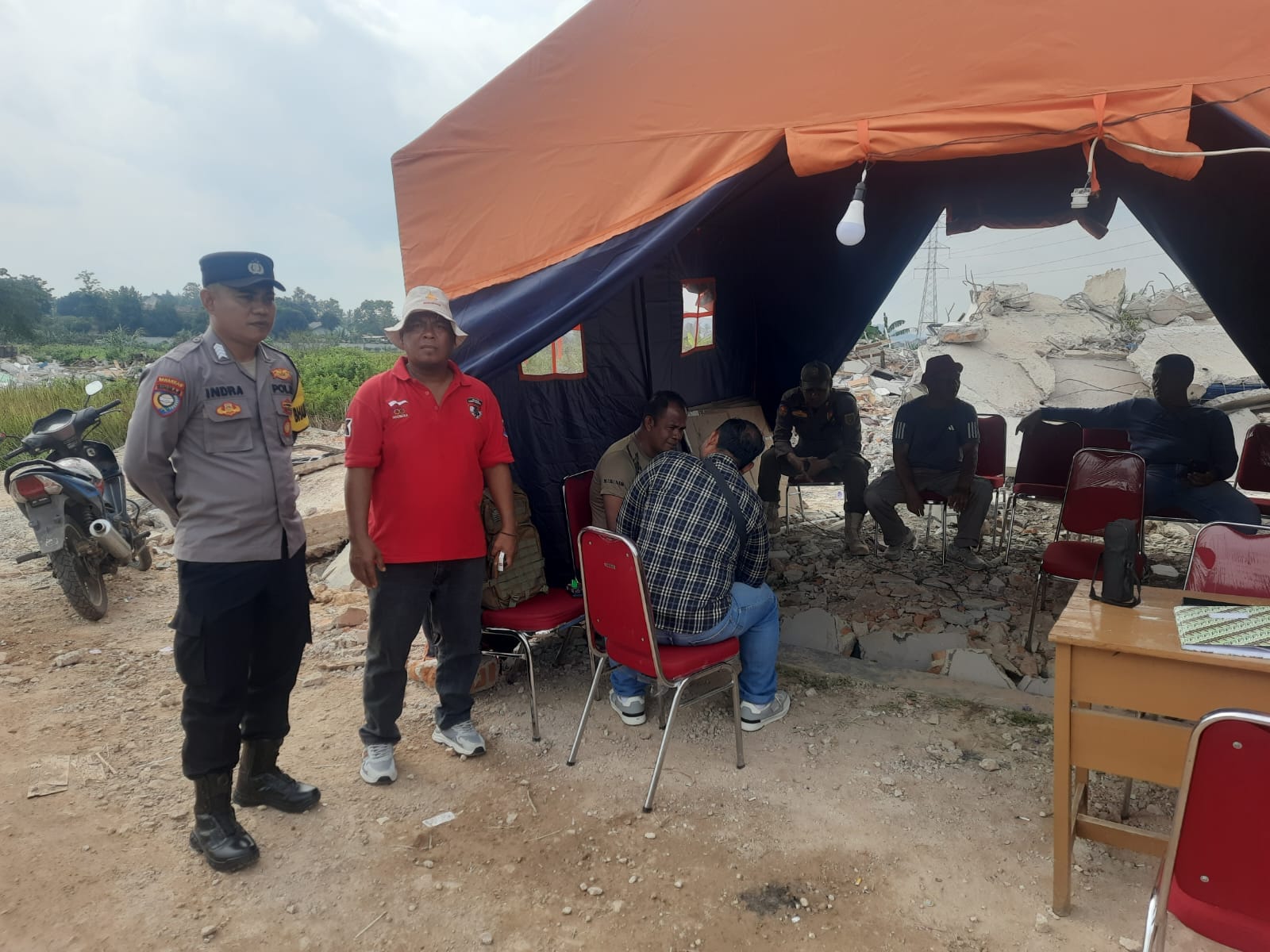 Pasca Penertiban, Polisi Lakukan Pengamanan di Lahan Sukarame Baru