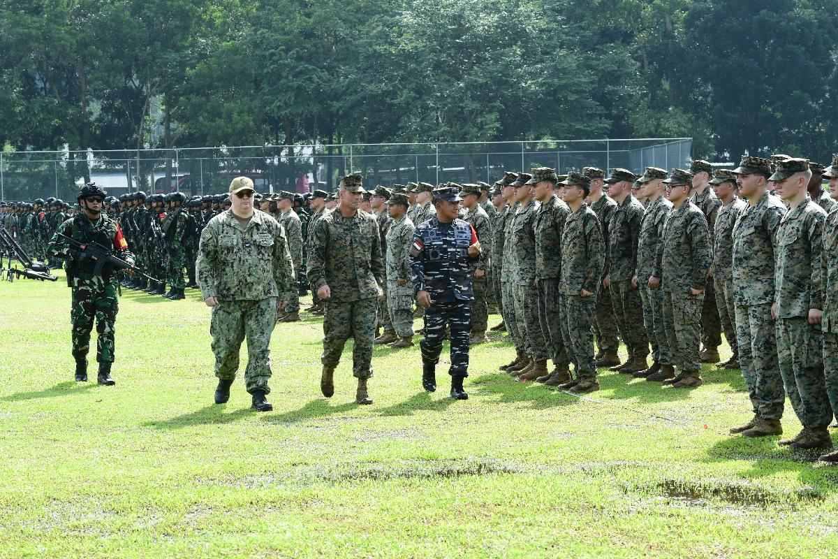 Bersama US Navy dan USMC, TNI AL Gelar Latma Carat 2024 di Lampung