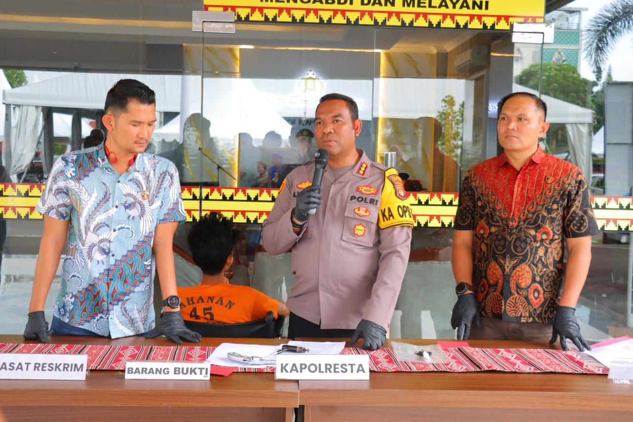 Bawa Senpi Mainan, Pelaku Curanmor di Bandar Lampung Nyaris Diamuk Massa