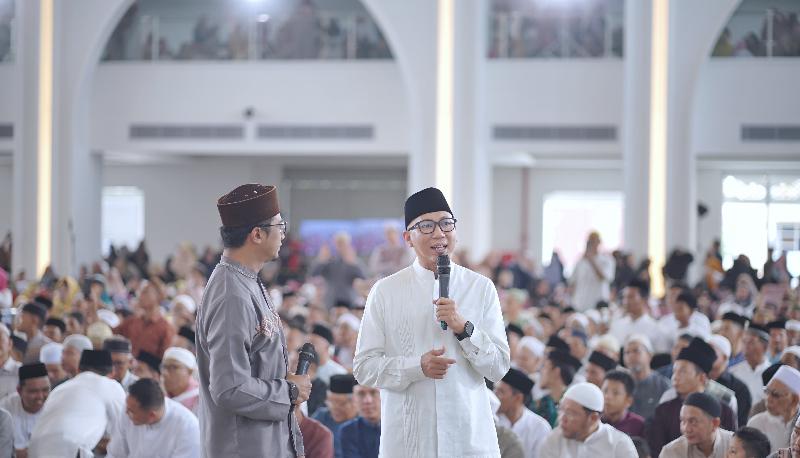 Gubernur Mirza Hadiri Program Damai Indonesiaku di Masjid Raya Al-Bakrie