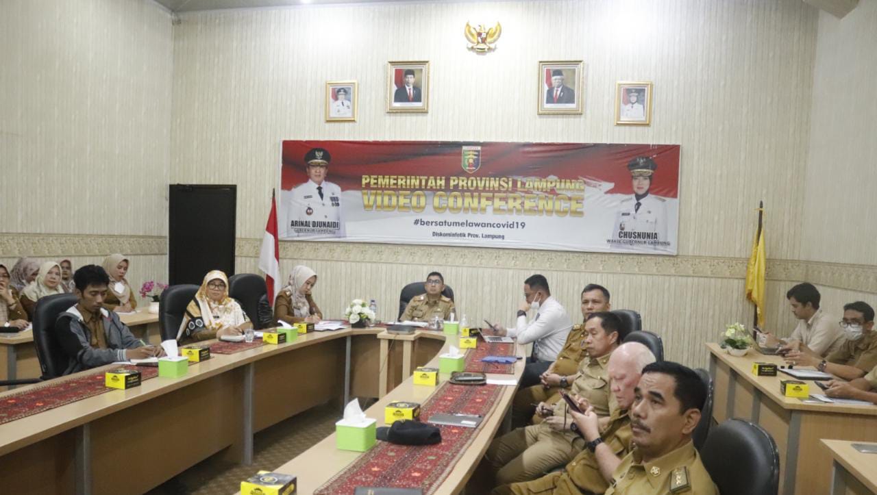Pemprov Lampung Ikut Rapat Sosialisasi Panduan Evaluasi Kinerja TPID 2022
