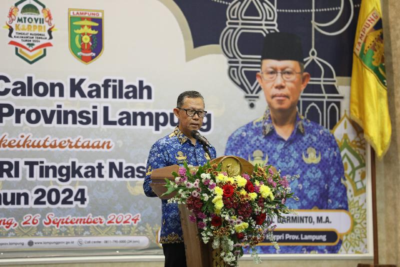 112 ASN Lampung Ikut Seleksi Calon Kafilah MTQ Korpri Tingkat Nasional VII