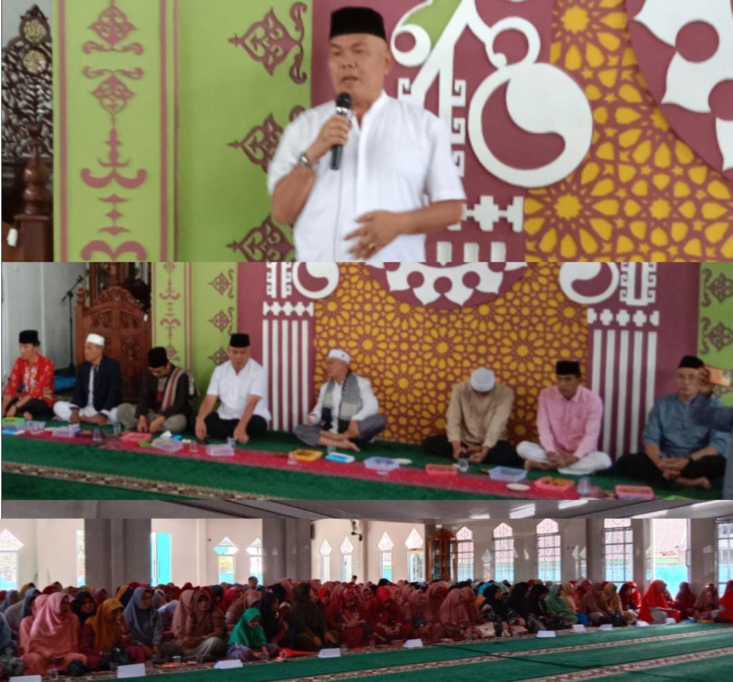 Jalin Silaturahmi Jelang Ramadhan, MTBM Al-Islamiah Belalau Pengajian Akbar di Pekon Kenali
