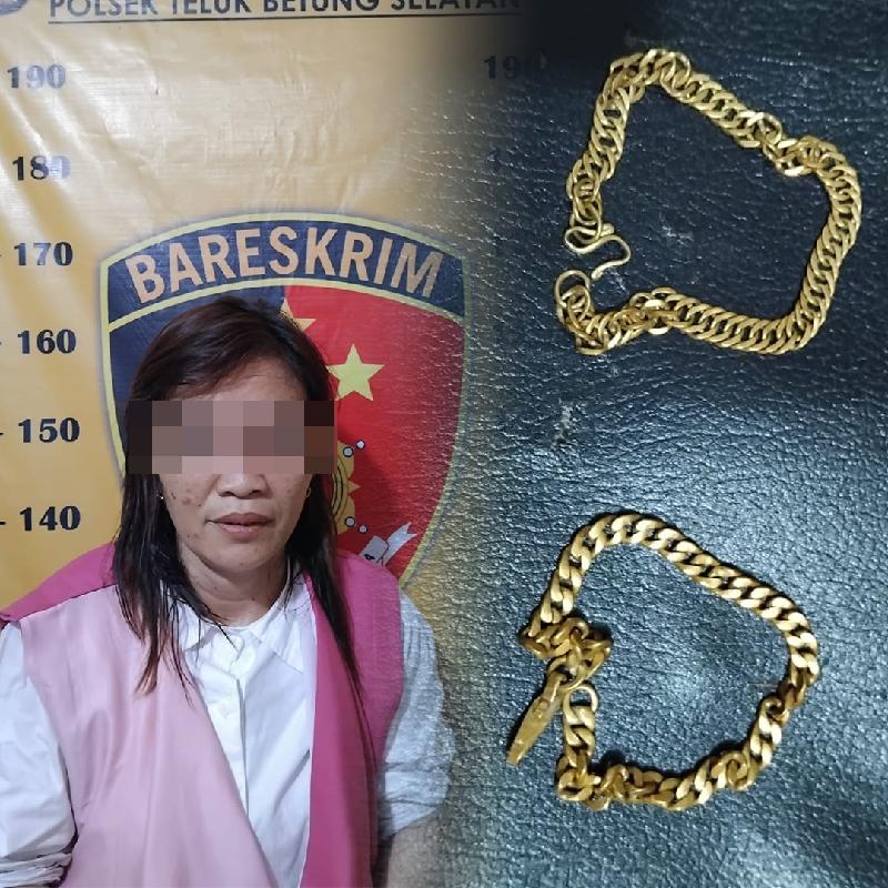 Gagal Gondol 2 Gelang Emas Milik Emak-Emak, Pelaku Hipnotis Asal Sumsel Ditangkap Polisi