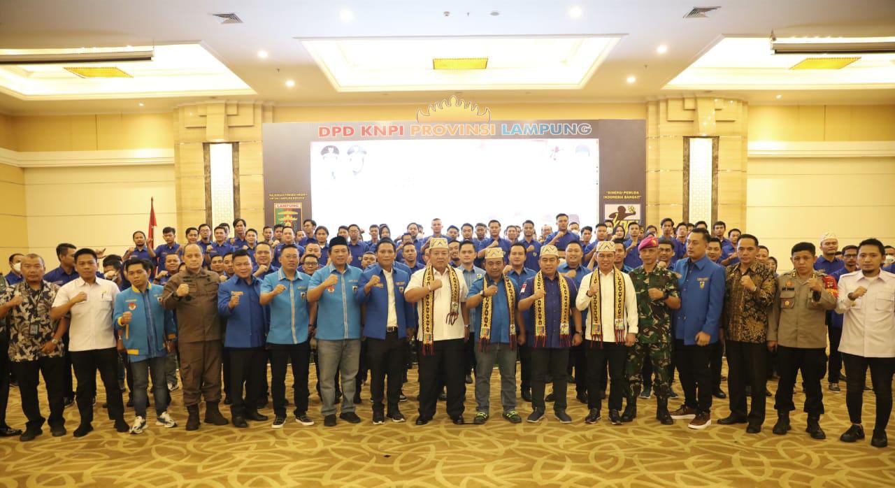 Hadiri Pelantikan DPD KNPI Lampung, Arinal Ajak Bersinergi dalam Pembangunan Lampung 