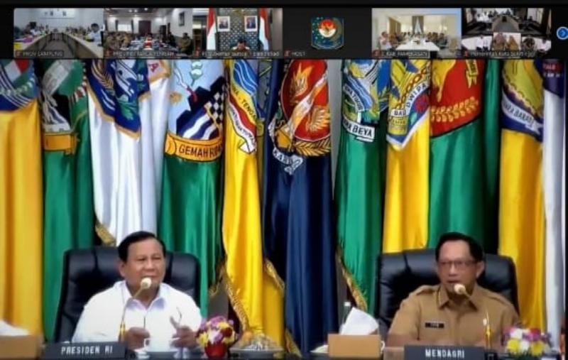 Pj Gubernur Samsudin Ikuti Rakor Inflasi dan Sosialisasi Kebijakan Upah Minimum 2025