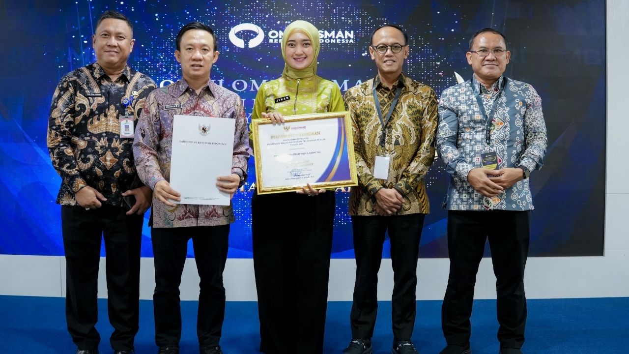 Pemprov Lampung Ukir Prestasi Nasional Lewat Opini Tertinggi Ombudsman RI