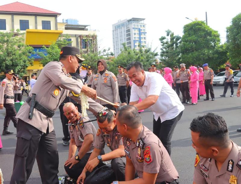 94 Personel Polresta Bandar Lampung Naik Pangkat Setingkat Lebih Tinggi