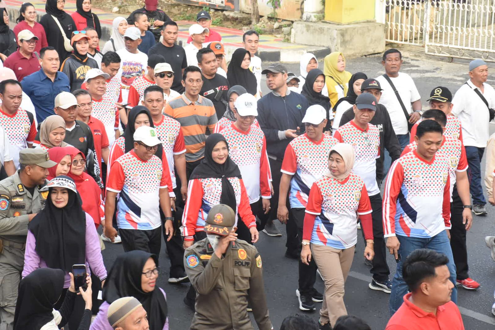 Jalan Sehat HUT Kota Bandar Lampung, Wali Kota Sempat Meneteskan Air Mata