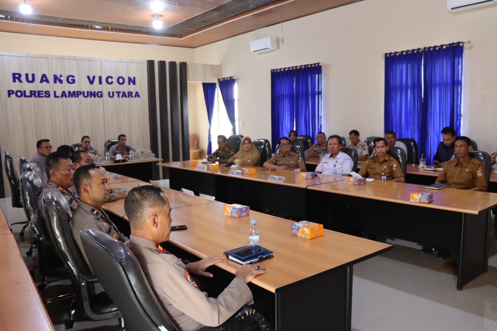 Antisipasi El Nino, Polres Lampung Utara Perkuat Sinergi Lintas Instansi