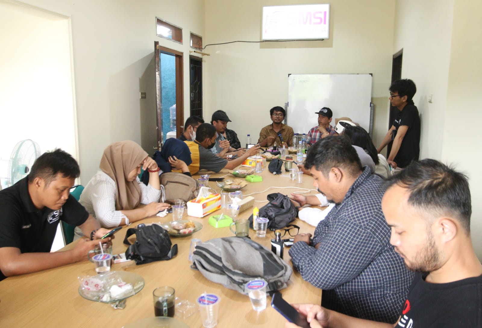 SMSI Bandar Lampung dan PFI Lampung Diskusikan Ancaman KUHP Terhadap Kinerja Jurnalis