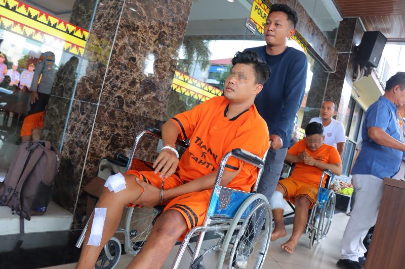 Kawanan Curanmor Bersenpi di Bandar Lampung Dibekuk, Sasar Motor Matic di Halaman Rumah