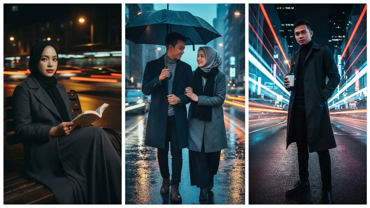 Trik Prompt Gemini AI untuk Foto Malam Hyper Light Trail Dramatis