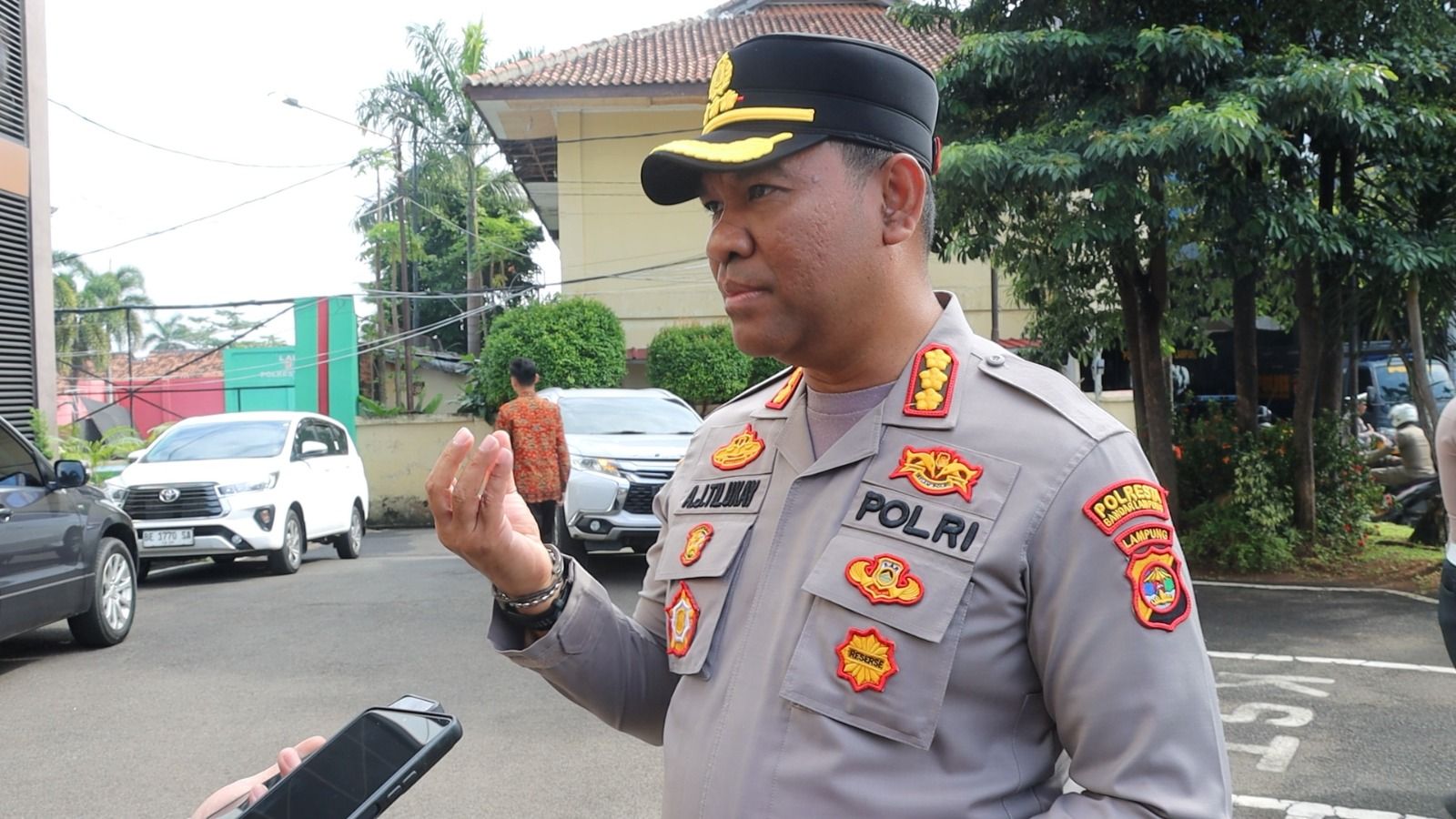 Cuaca Ekstrem Landa Bandar Lampung, Polresta Keluarkan Imbauan Waspada