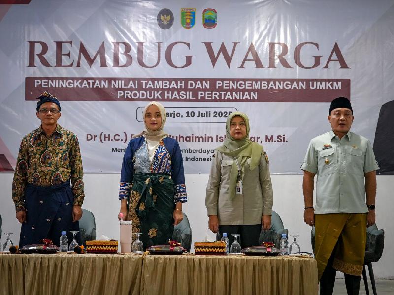 Kemenko PM Dorong Petani Lampung Tingkatkan Nilai Tambah Produk Pertanian