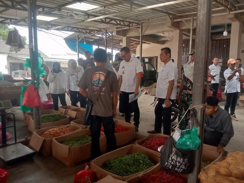 Tim Pengendalian Inflasi Lampung Selatan lakukan Sidak Pasar di Jatimulyo 