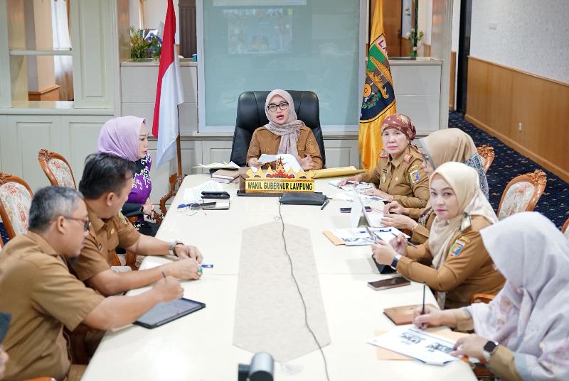 Wagub Jihan Pimpin Rakor Akselerasi Penuntasan Pengelolaan Sampah Tindak Lanjut Arahan Presiden
