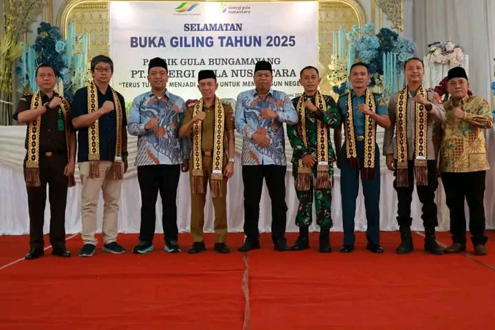 Tradisi Buka Giling PG Bunga Mayang, Romli Tekankan Sinergi dan Keselamatan Kerja