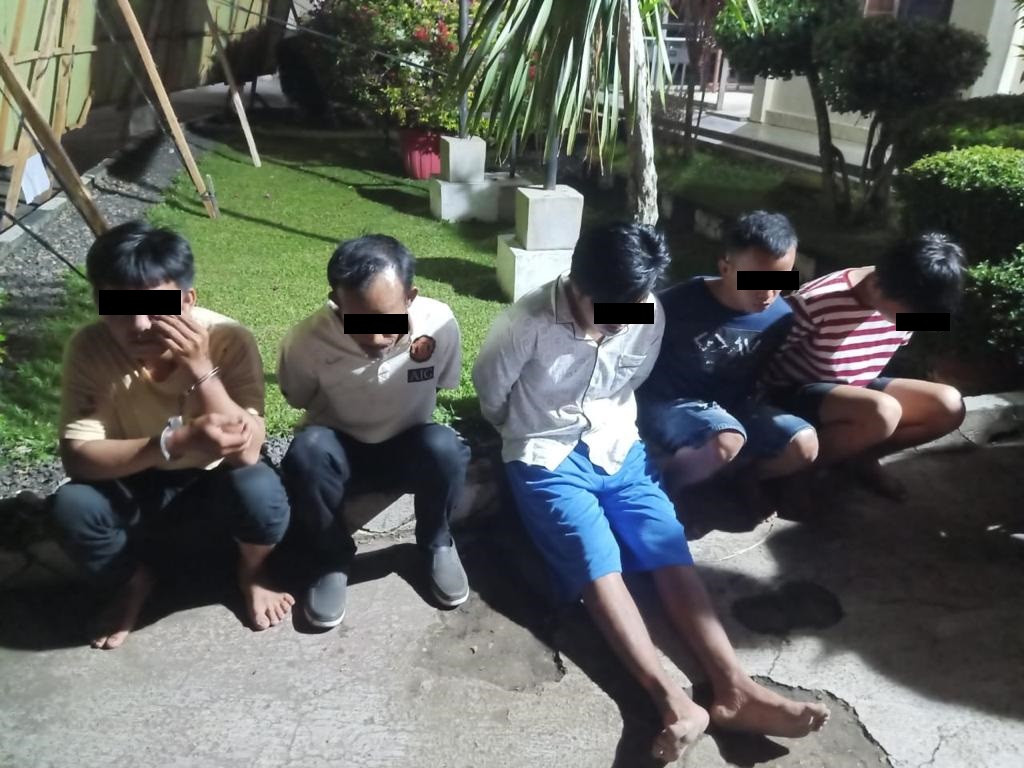 Polres Lampura Tetapkan 5 dari 6 Terduga Provokator Penyerangan Polisi Jadi Tersangka