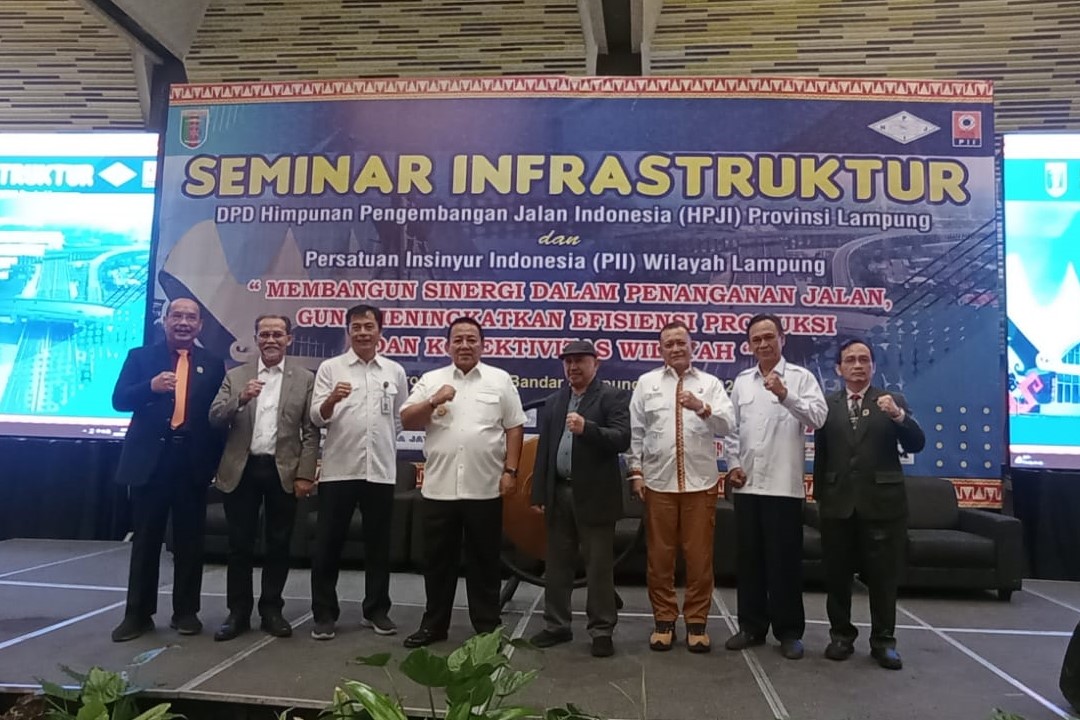 Gubernur Lampung Arinal Berharap Seminar Infrastruktur Jadi Evaluasi Peningkatan Pengelolaan Jalan di Lampung