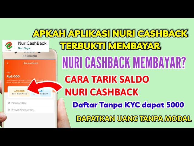 Dapatkan Saldo DANA Gratis Belanja Online Lewat Aplikasi Nuri Cashback 