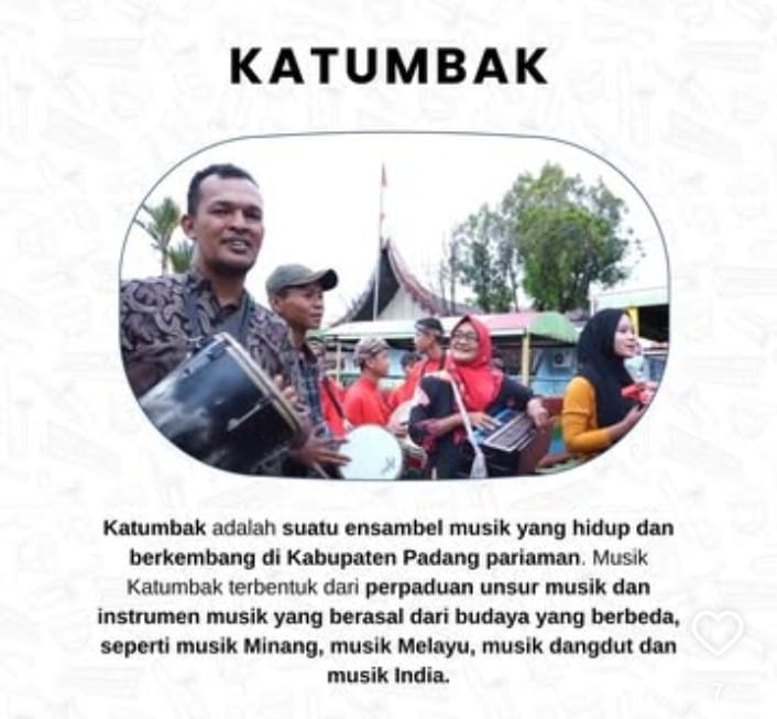 Katumbak, Kesenian Tradisional Pariaman yang Memadukan Musik dan Tarian Penuh Makna