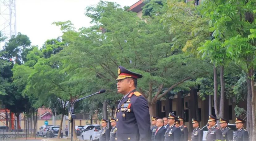 Wakapolda Lampung Pimpin Upacara Peringatan Hari Sumpah Pemuda ke-97 Tahun 2025