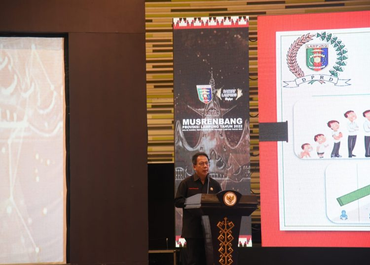 Ketua DPRD Lampung Mingrum Gumay Hadiri Musrenbang Tahun 2022