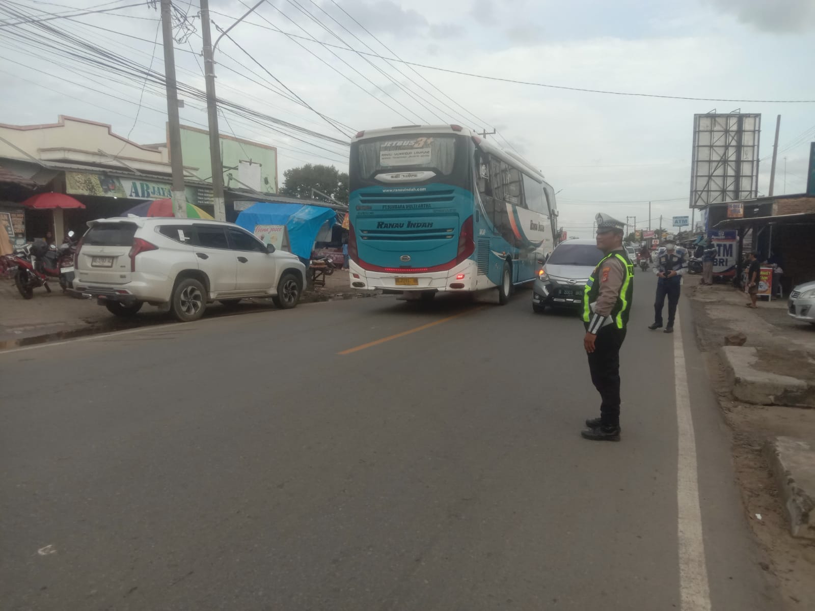 Selama Ramadhan, Sat Lantas Polres Lampung Utara Perketat Kamseltibcar Lantas di Titik Rawan