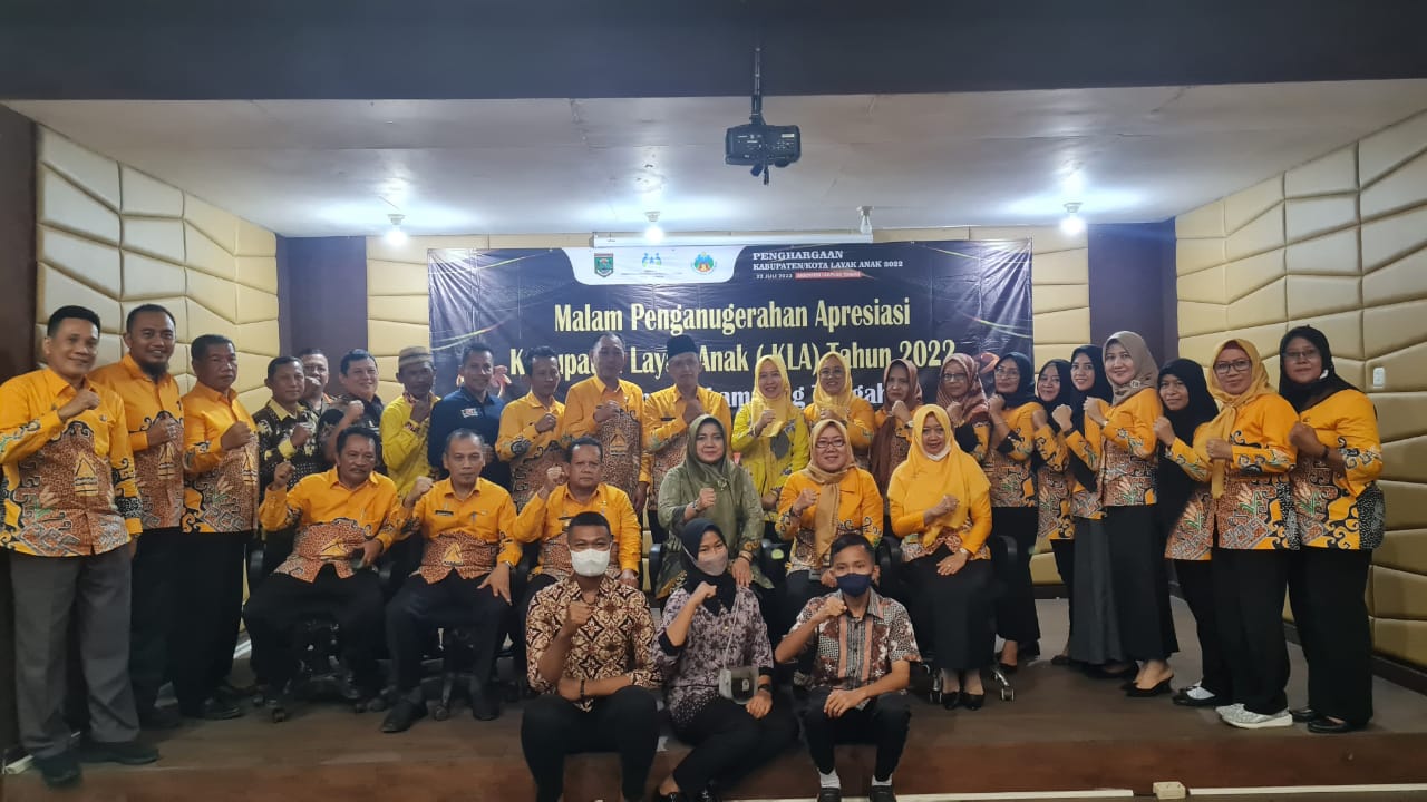 Lampung Tengah Raih Penghargaan KLA Kategori Madya Tingkat Nasional
